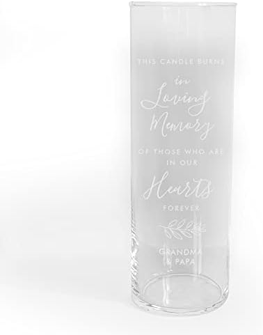 Engraved Floating Candle Vase for 10 Hours