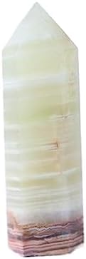 PEKMAR Natural Crystal Tower Rose Quartz Column Amethyst Home Decoration