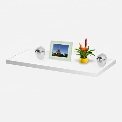 Clear Acrylic Floating Shelf 8x12 Inch by Yana