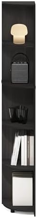 Furinno Econ 5-Tier Corner Shelf Bookcase in Espresso