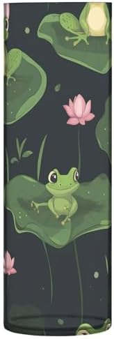 Frog and Flower Plastic Hurricane Vase Decor 118 x 39 Inch