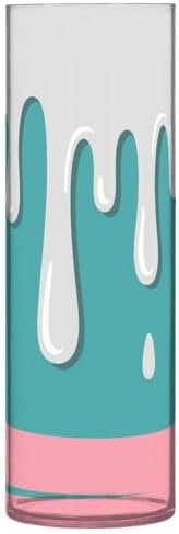 Aesthetic Colorful Plastic Hurricane Candle Holder 118 x 39 Inch Decorative Vase for Wedding Table Decor