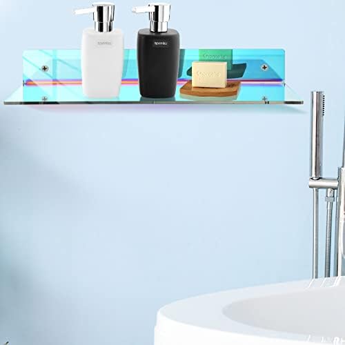 Iridescent Acrylic Floating Shelves 4 Pieces