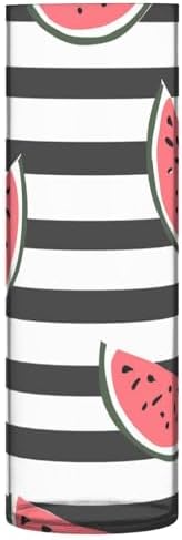 Black White Striped Watermelon Plastic Vase 118 x 39 Inch
