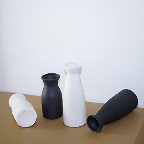 Modern White Ceramic Vase for Pampas Grass