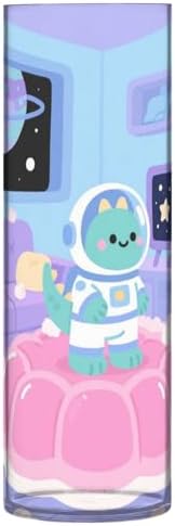 Cartoon Astronauts Dinosaur Purple Plastic Vase 118 x 39 Inch