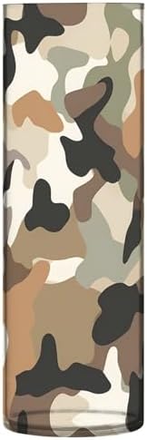 Camouflage Retro Plastic Hurricane Candle Holder Modern Decor