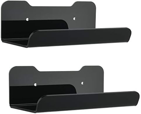 Cosmos 2 Pcs Acrylic Floating Wall Shelves for Home Decor