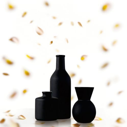 Modern Ceramic Flower Vase Set - 3pcs Table Centerpiece
