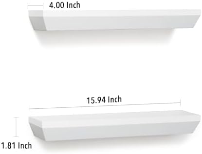 AHDECOR Floating Shelves Set of 2
