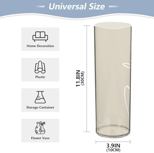 J JOYSAY Custom Beige Light Vase for Centerpieces