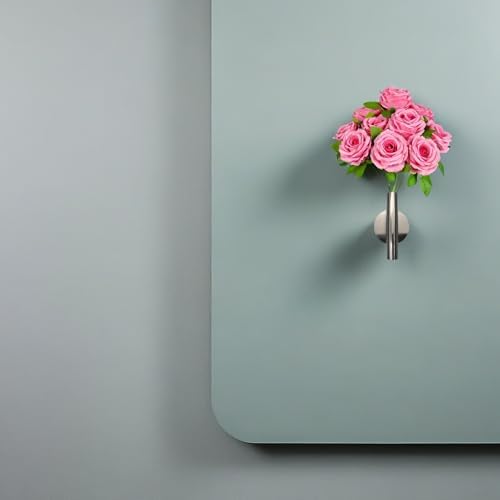 Gold Wall Decor Plant Vase Metal Tube Holder 1 Pcs