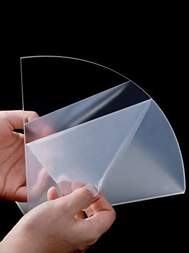 Jetec 5 Tier Corner Shelf Wall Mount Clear Storage Organizer