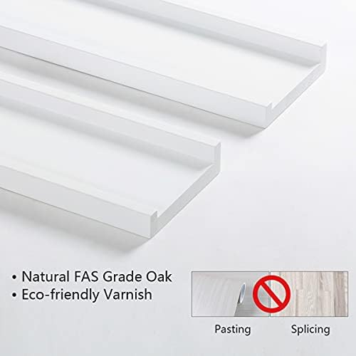 Floating Shelf Wall Storage Shelves 12 Inch White Oak Wood