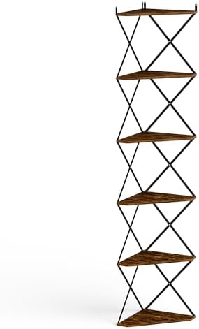 IRCPEN 6 Tier Wall Mounted Corner Shelf Stand