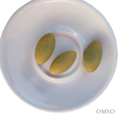 OMSO 3PCS Rare Stone Glow in the Dark Crystal Quartz