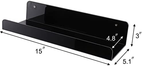 Sooyee 6 Pack Floating Shelves Wall Mounted Bookshelf