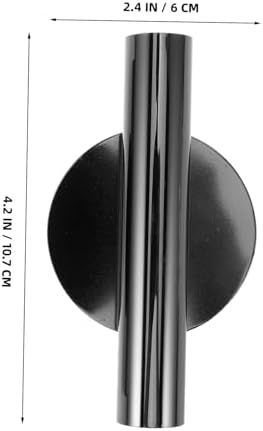 2pcs Modern Wall-Mounted Metal Flower Vases with Tube Design for Home Decor