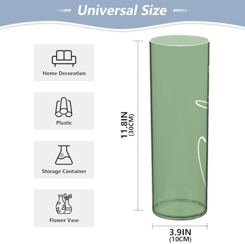 Custom Sage Green Vase for Centerpieces and Decor
