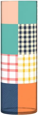 Colored Checkerboard Plastic Vase for Centerpieces 118 x 39 Inch