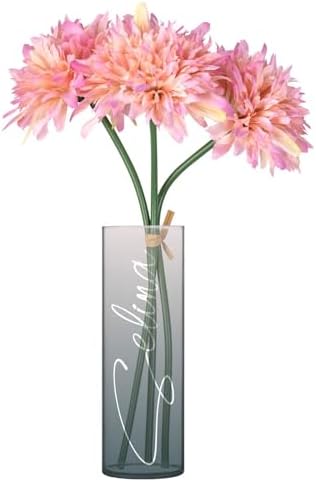 J JOYSAY Custom Grey Gradient Vase for Centerpieces