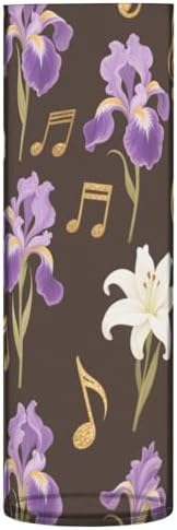 Flowers Music Pattern Plastic Flower Vase for Home Decor