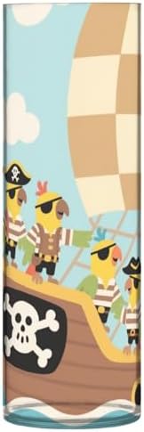 Cute Cartoon Parrot Pirate Plastic Vase 118 x 39 Inch Decor