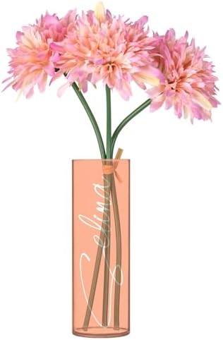Custom Light Salmon Vase for Centerpieces and Kitchen Decor
