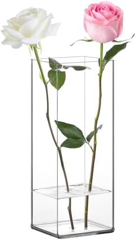 Suream Acrylic Vases for Centerpieces 4 W x 10 H
