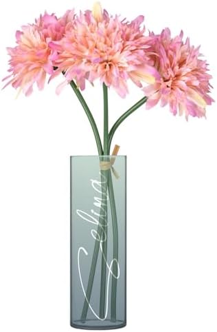 Custom Grey Gradient Vase for Centerpieces