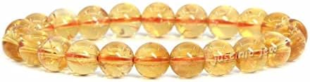 8mm Fashion Round Green Sea Sediment Jasper Stretchable Bracelet