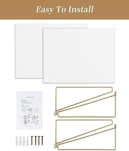 Afuly 12 Inch Deep Floating Shelves Set of 2