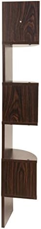 Danya B Large Rustic 5-Tier Corner Wall Shelving Unit