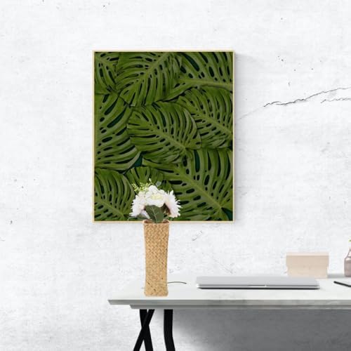 Straw Woven Flower Vase for Home Decor and Photo Props