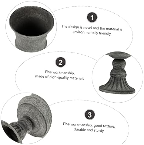 VICASKY Vintage Metal Flower Vase for Wedding Home Office Garden Decor