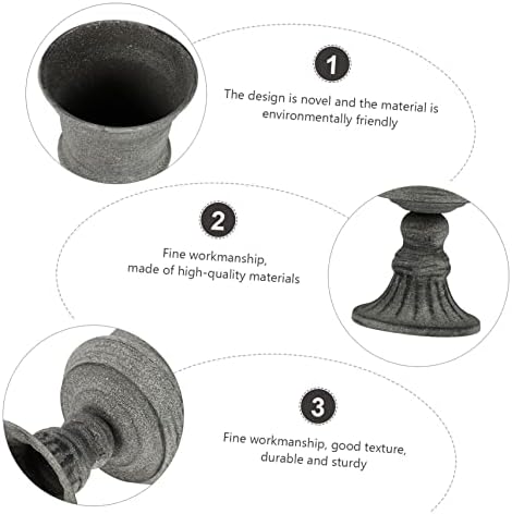 Garneck Vintage Metal Flower Vase for Home Decor and Wedding Centerpiece