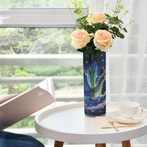 Cartoon Blue Fairy Tale Dragon Flower Vase 118 x 39 Inch