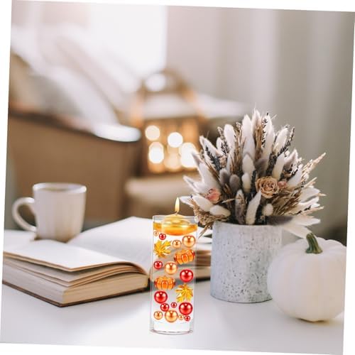 Acrylic Floating Candle Holder Cylinder Vase for Home Decor and Wedding Centerpieces