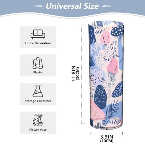 Pastel Mushroom Floating Candle Holder 118 x 39 Inch Decorative Vase