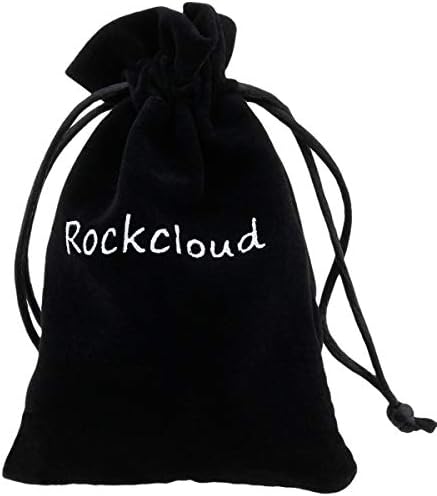 Rockcloud Natural Worry Stone Amethyst for Anxiety Relief