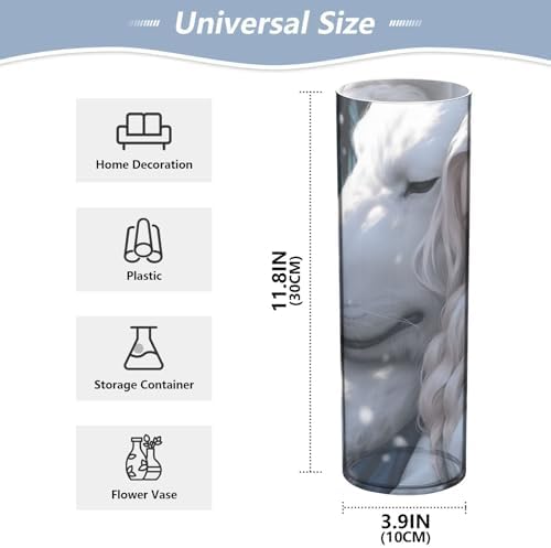 Game Anime Winter Playroom Bear Flower Vase for Home Decor