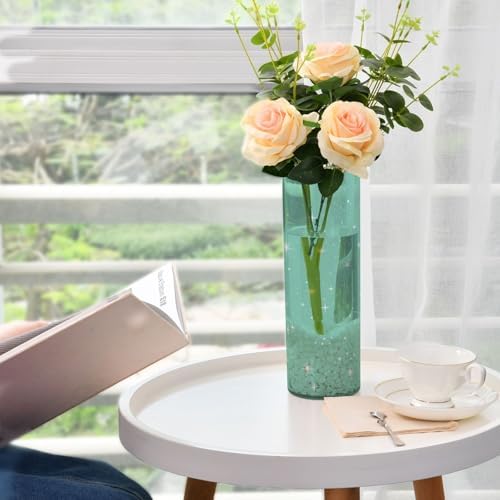 Sky And Stars Mint Green Hurricane Candle Holder 118 x 39 Inch Unbreakable