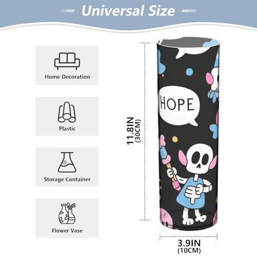 Colorful Graffiti Plastic Hurricane Candle Holder 118 x 39 Inch Decorative