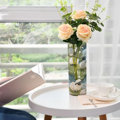 Cartoon Sheep Animal Vase for Home Decor