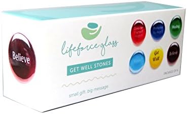 Lifeforce Glass Get Well Stones 6 Messages