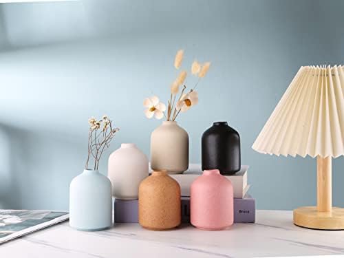 Modern Minimalist Ceramic Vase - Black