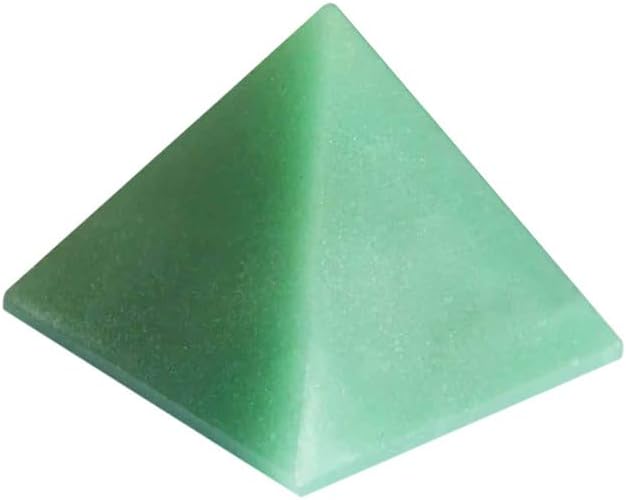 Natural Green Aventurine Pyramid Stone 1 Inch 1 Pcs