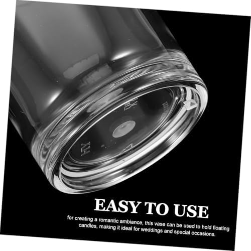 Acrylic Floating Candle Holder Vase for Weddings and Home Decor