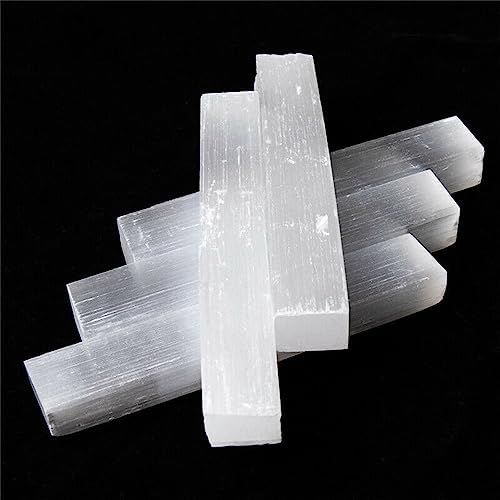 KatLin Natural Selenite Strip Transparent Gypsum Stick for Protection and Energy