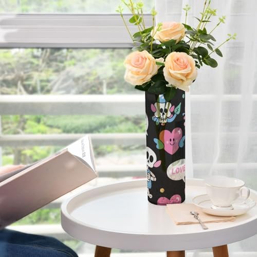 Colorful Graffiti Plastic Hurricane Candle Holder 118 x 39 Inch Decorative